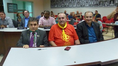 Sessão Solene de Jubileu de Ouro do Grupo de Escoteiro Padre Anchieta na Câmara de Ituiutaba