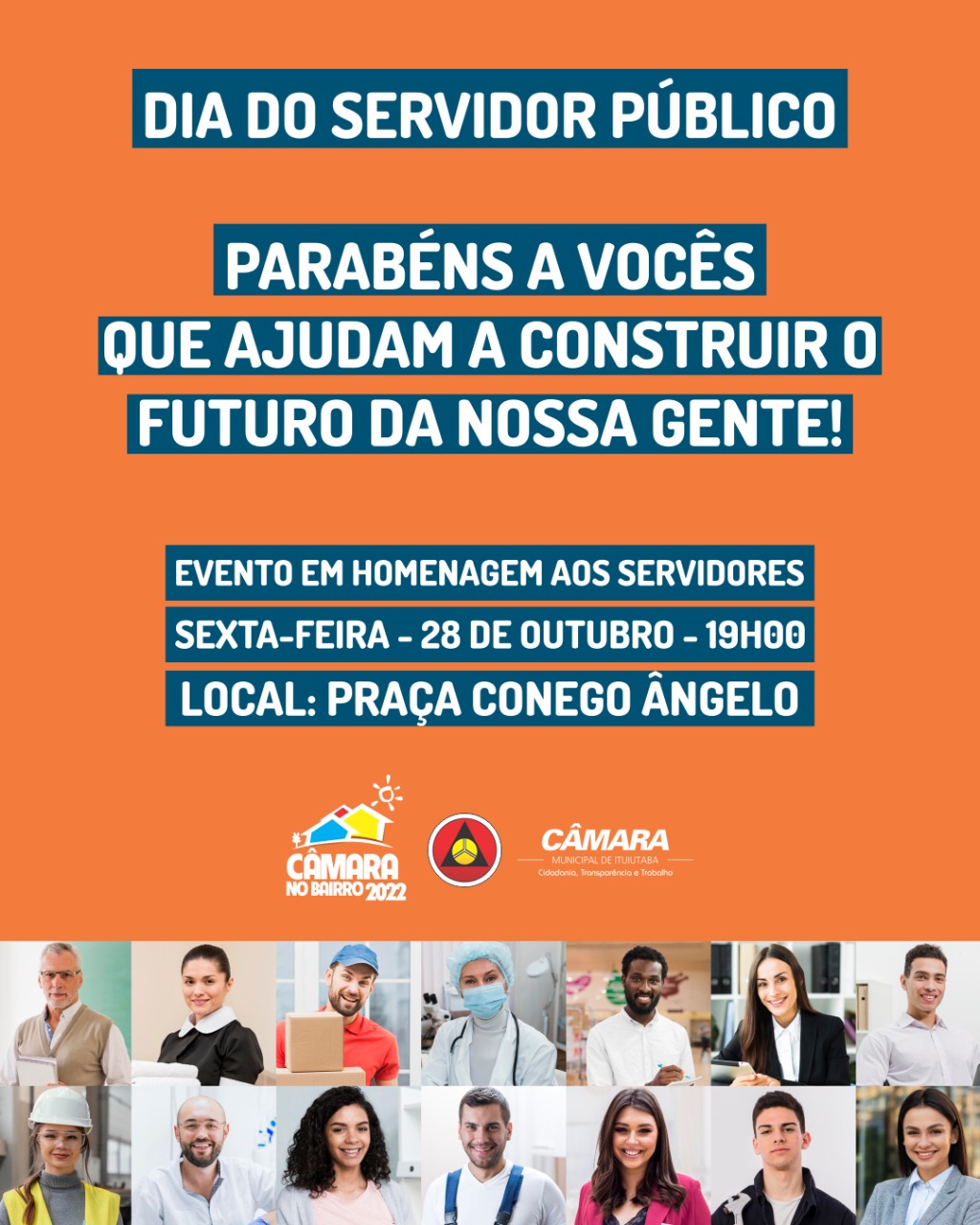 📍 Câmara no Bairro - Dia do Servidor Público