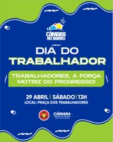 📍 Câmara no Bairro - DIA DO TRABALHADOR