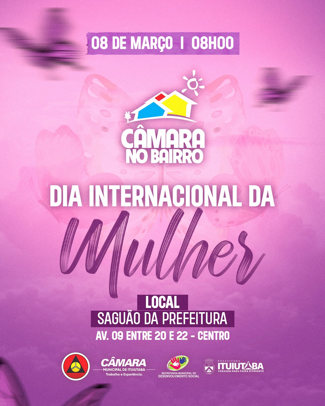 📍 Câmara no Bairro - Dia Internacional da Mulher