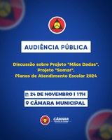 📨 Convite: Audiência Pública