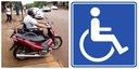 Algumas das dificuldades encontradas pelos deficientes são a falta de vagas especiais reservadas para motos de portadores de deficiência e a falta de acesso a ponto de ônibus