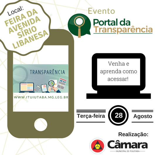 Aprenda a navegar no Portal da Transparência da Câmara de Ituiutaba