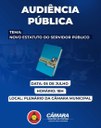 Audiência Pública discutirá o Novo Estatuto dos Servidores Públicos de Ituiutaba