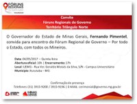  Confirme sua Presença no Evento do Governo Estadual "Fóruns Regionais" na Quinta-feira na UEMG – Campus Ituiutaba