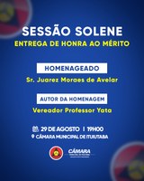 Entrega de Honra ao mérito 