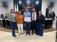Fernando Queiroz Franco recebeu o Diploma de Honra ao Mérito