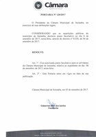Nesta sexta-feira dia 08 de setembro de 2017, não haverá expediente municipal