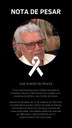 Nota de Pesar: Falecimento de José Arantes de Oliveira