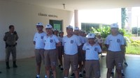 O Grupo de Patrulheiro Mirim do 54º Batalhão da Polícia Militar de Minas Gerais Visita a Câmara Municipal de Ituiutaba