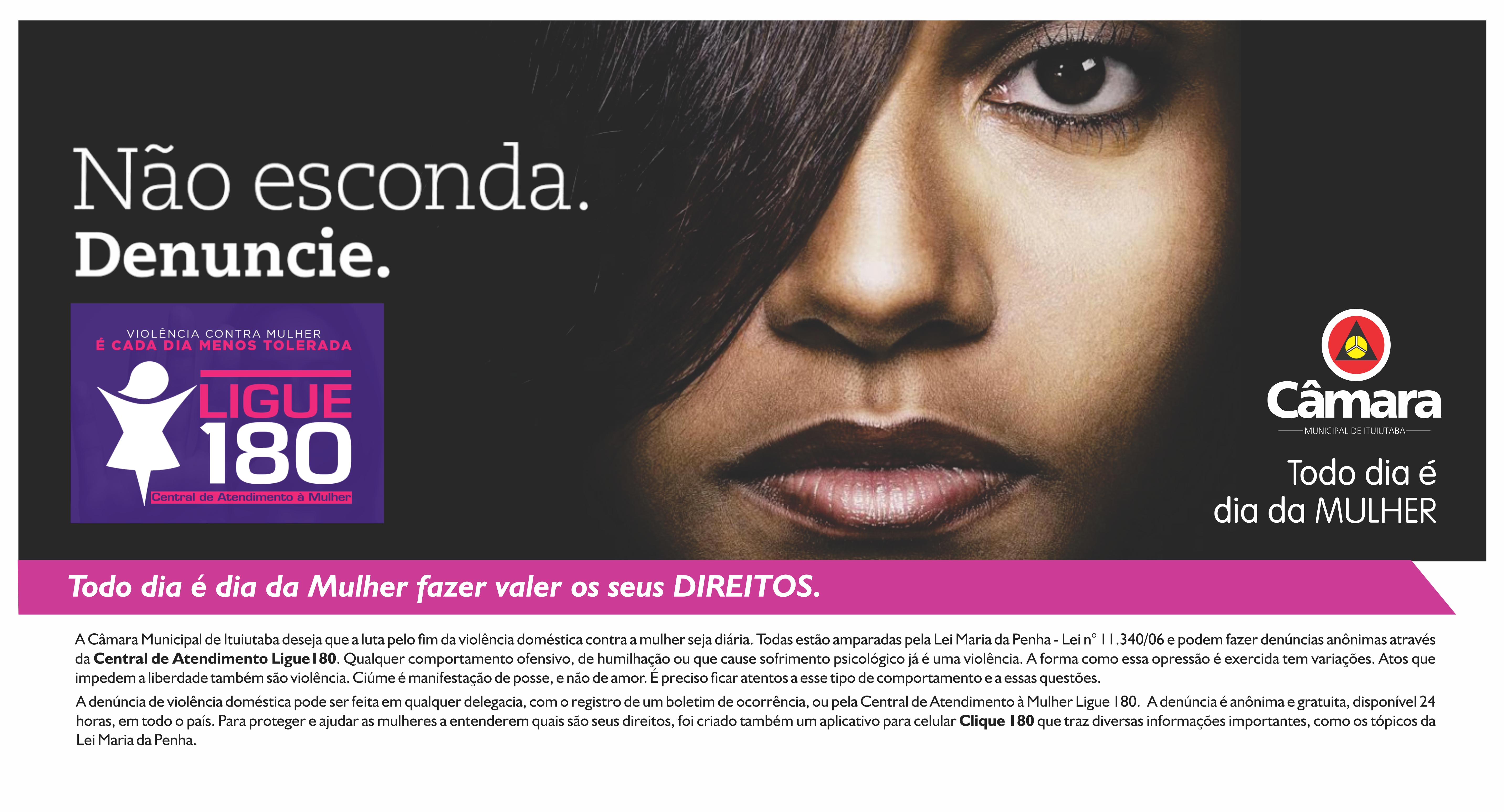 Todo dia é dia de mulher