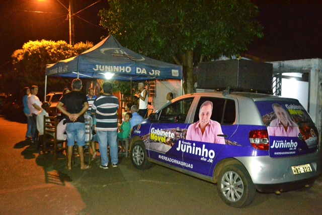 Vereador Juninho da JR visita mais de 20 bairros, Em 6 meses